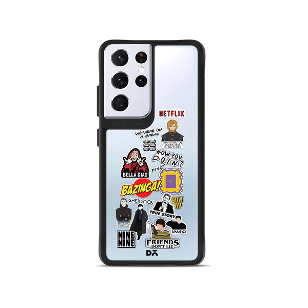 DailyObjects Binge Watch Black Hybrid Clear Case Cover For Samsung Galaxy S21 Ultra
DailyObjects Binge Watch Black Hybrid Clear Case Cover For Samsung Galaxy S21 Ultra