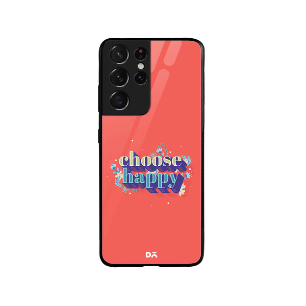 DailyObjects Choose Happy Glass Case Cover For Samsung Galaxy S21 Ultra
DailyObjects Choose Happy Glass Case Cover For Samsung Galaxy S21 Ultra