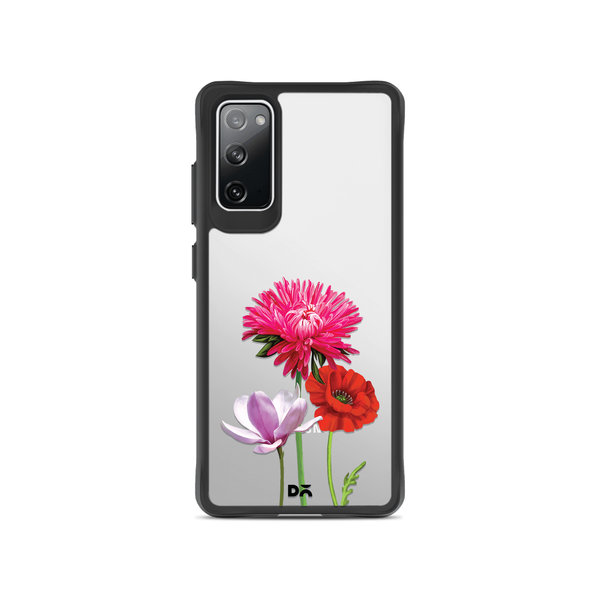 DailyObjects Clear Pink Red & White Flowers Black Hybrid Clear Case Cover For Samsung Galaxy S20 FE
DailyObjects Clear Pink Red & White Flowers Black Hybrid Clear Case Cover For Samsung Galaxy S20 FE