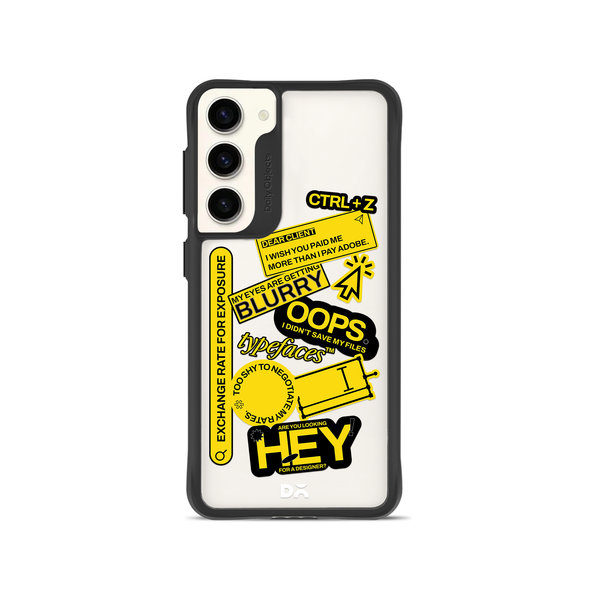 DailyObjects Designer Life Black Hybrid Clear Case Cover For Samsung Galaxy S23
DailyObjects Designer Life Black Hybrid Clear Case Cover For Samsung Galaxy S23