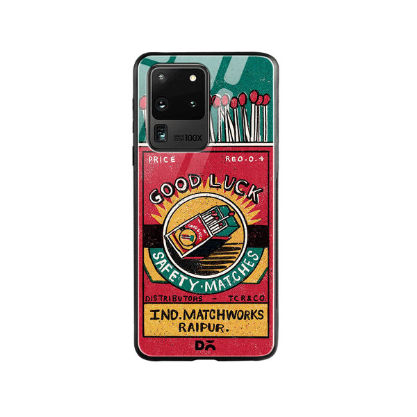 DailyObjects Good Luck Matchbox Glass Case Cover For Samsung Galaxy S20 Ultra
DailyObjects Good Luck Matchbox Glass Case Cover For Samsung Galaxy S20 Ultra