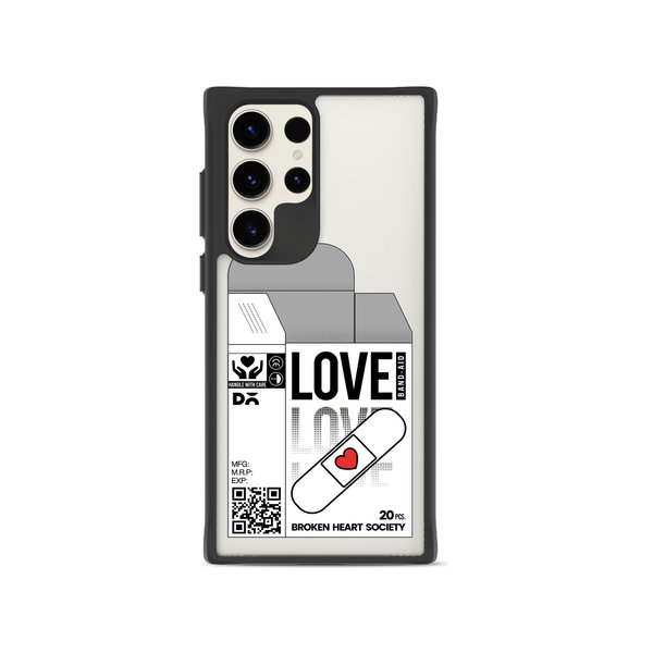 DailyObjects Love Band-Aid Black Hybrid Clear Case Cover For Samsung Galaxy S23 Ultra
DailyObjects Love Band-Aid Black Hybrid Clear Case Cover For Samsung Galaxy S23 Ultra