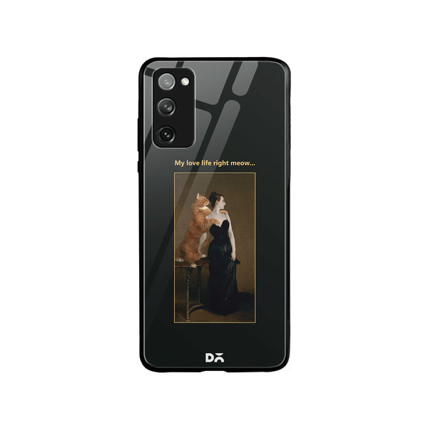 DailyObjects Love Life Meow Glass Case Cover For Samsung Galaxy S20 FE
DailyObjects Love Life Meow Glass Case Cover For Samsung Galaxy S20 FE