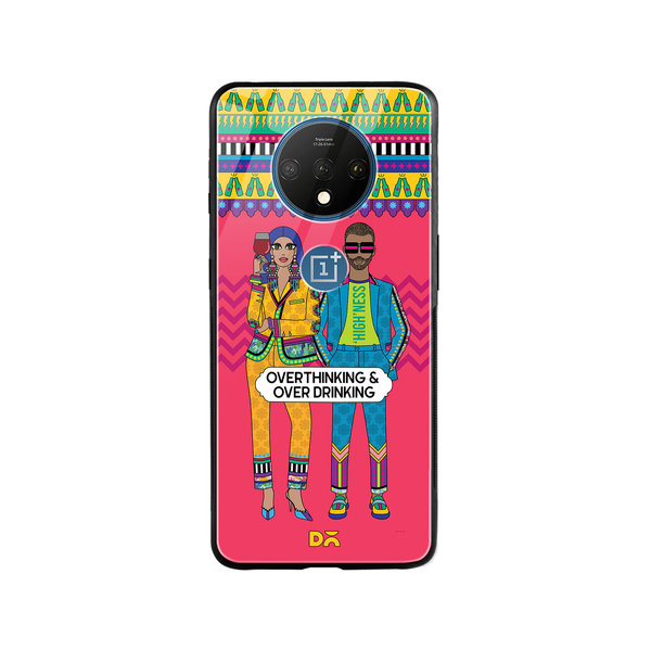 DailyObjects Overthinking & Overdrinking Glass Case Cover For OnePlus 7T
DailyObjects Overthinking & Overdrinking Glass Case Cover For OnePlus 7T
