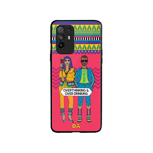 DailyObjects Overthinking & Overdrinking Glass Case Cover For Oppo F19 Pro Plus
DailyObjects Overthinking & Overdrinking Glass Case Cover For Oppo F19 Pro Plus