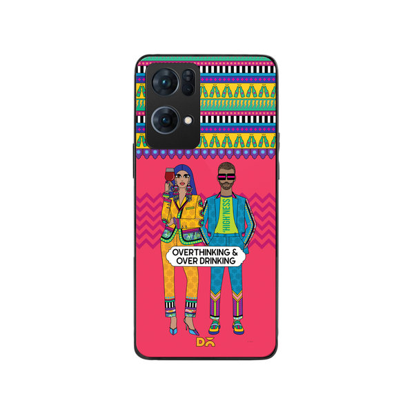 DailyObjects Overthinking & Overdrinking Glass Case Cover For Oppo Reno 7 Pro
DailyObjects Overthinking & Overdrinking Glass Case Cover For Oppo Reno 7 Pro