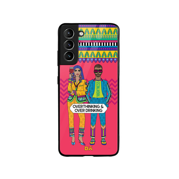 DailyObjects Overthinking & Overdrinking Glass Case Cover For Samsung Galaxy S21
DailyObjects Overthinking & Overdrinking Glass Case Cover For Samsung Galaxy S21