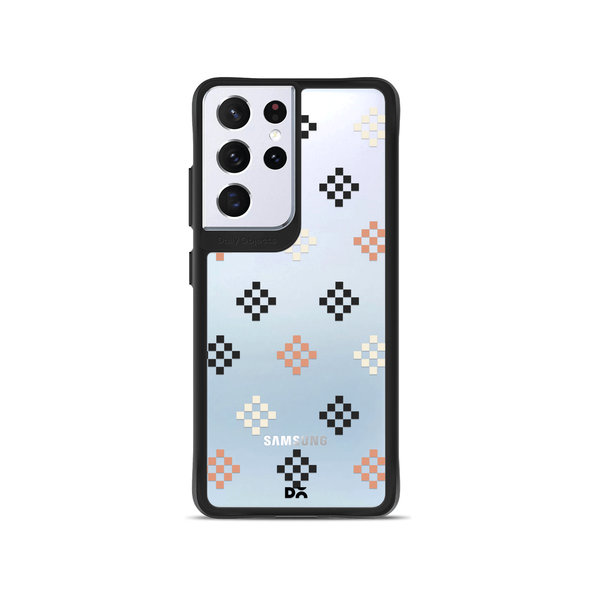 DailyObjects Peach Diamonds Black Hybrid Clear Case Cover For Samsung Galaxy S21 Ultra
DailyObjects Peach Diamonds Black Hybrid Clear Case Cover For Samsung Galaxy S21 Ultra