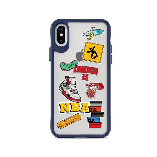 DailyObjects Too Much Dribble Blue Hybrid Clear Case Cover For iPhone XS
DailyObjects Too Much Dribble Blue Hybrid Clear Case Cover For iPhone XS