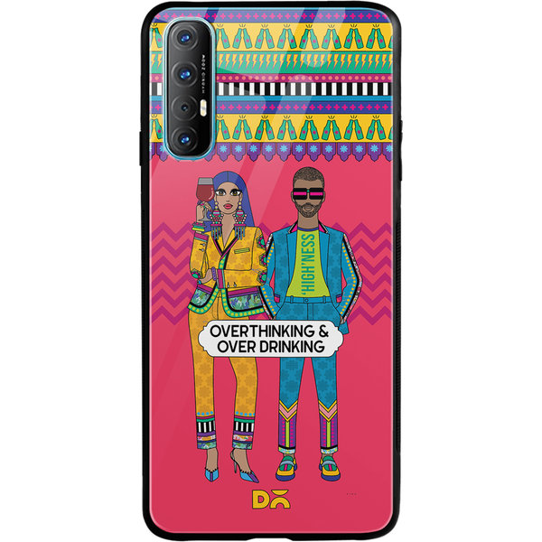 DailyObjects Overthinking & Overdrinking Glass Case Cover For Oppo Reno 3 Pro
DailyObjects Overthinking & Overdrinking Glass Case Cover For Oppo Reno 3 Pro