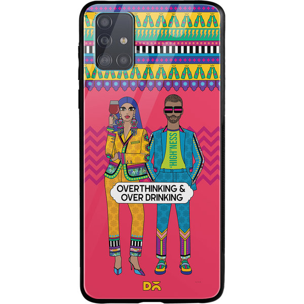 DailyObjects Overthinking & Overdrinking Glass Case Cover For Samsung Galaxy A51
DailyObjects Overthinking & Overdrinking Glass Case Cover For Samsung Galaxy A51