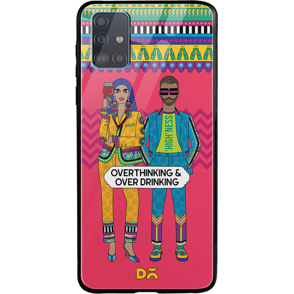 DailyObjects Overthinking & Overdrinking Glass Case Cover For Samsung Galaxy A71
DailyObjects Overthinking & Overdrinking Glass Case Cover For Samsung Galaxy A71