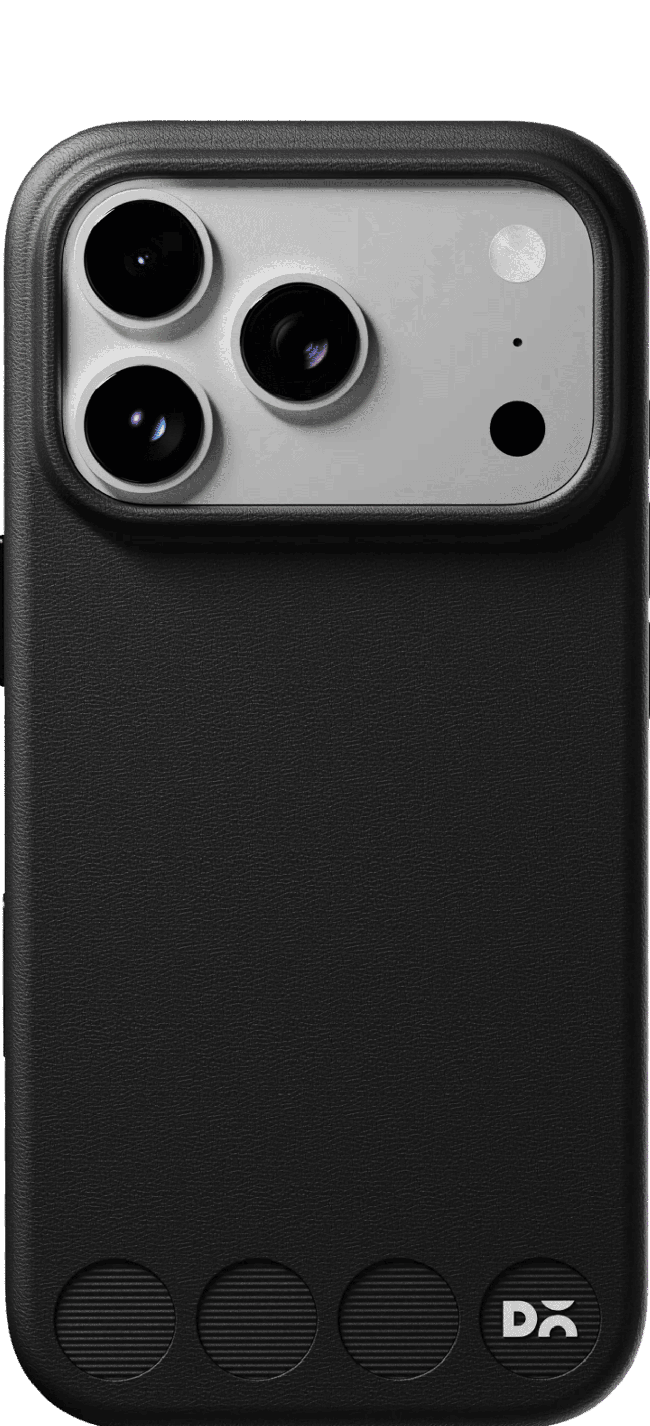 Iris Black Stack Leatherette Phone Case for iPhone 18 Pro