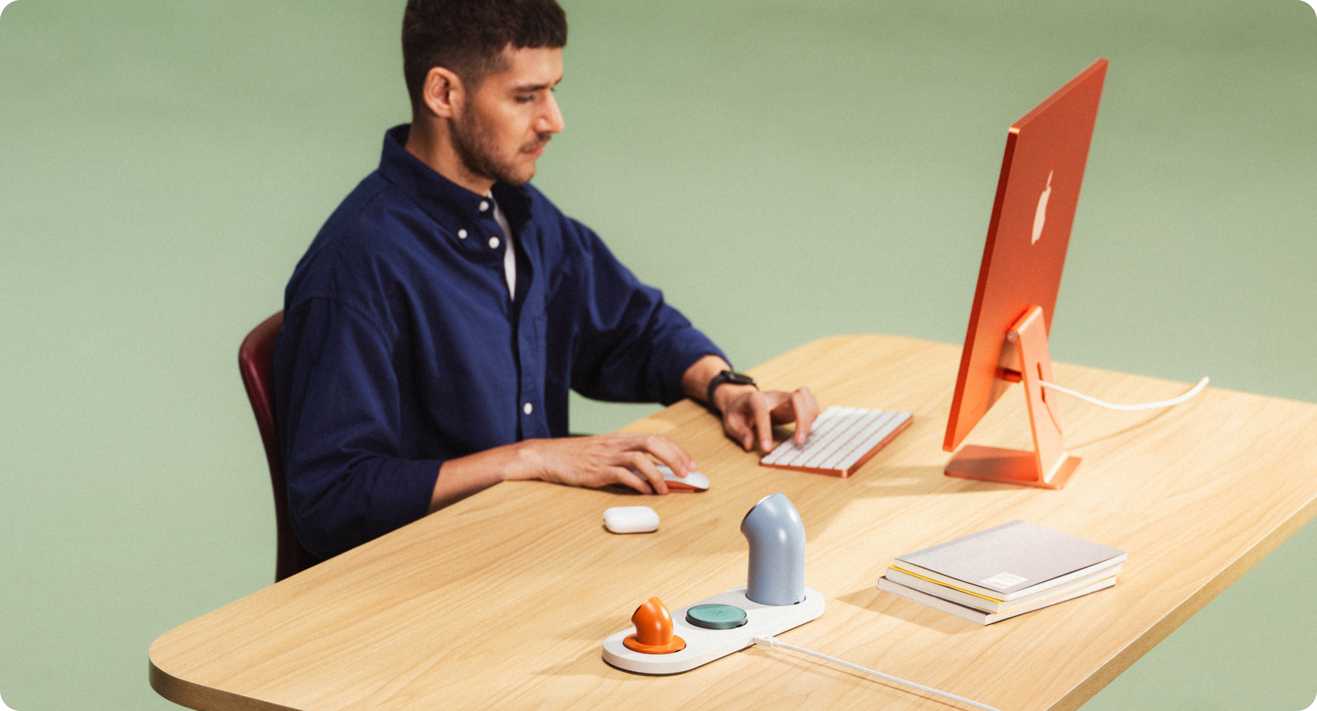 On your desk. Power for all your essentials, all day long.
