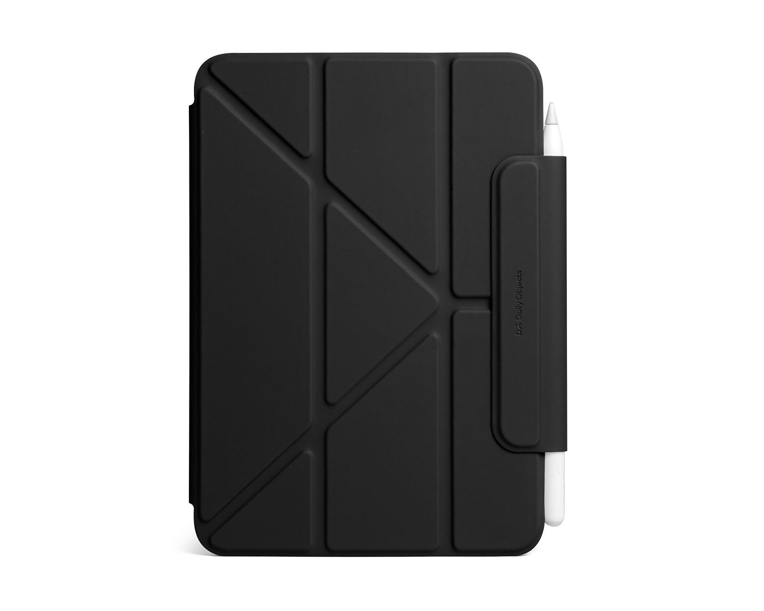 7 2025 060314 美品 iPad mini アイパッドミニ 黒ブラック Black Pleat Y-Fold Magnetic iPad Case for iPad Mini 7 2024 8.3