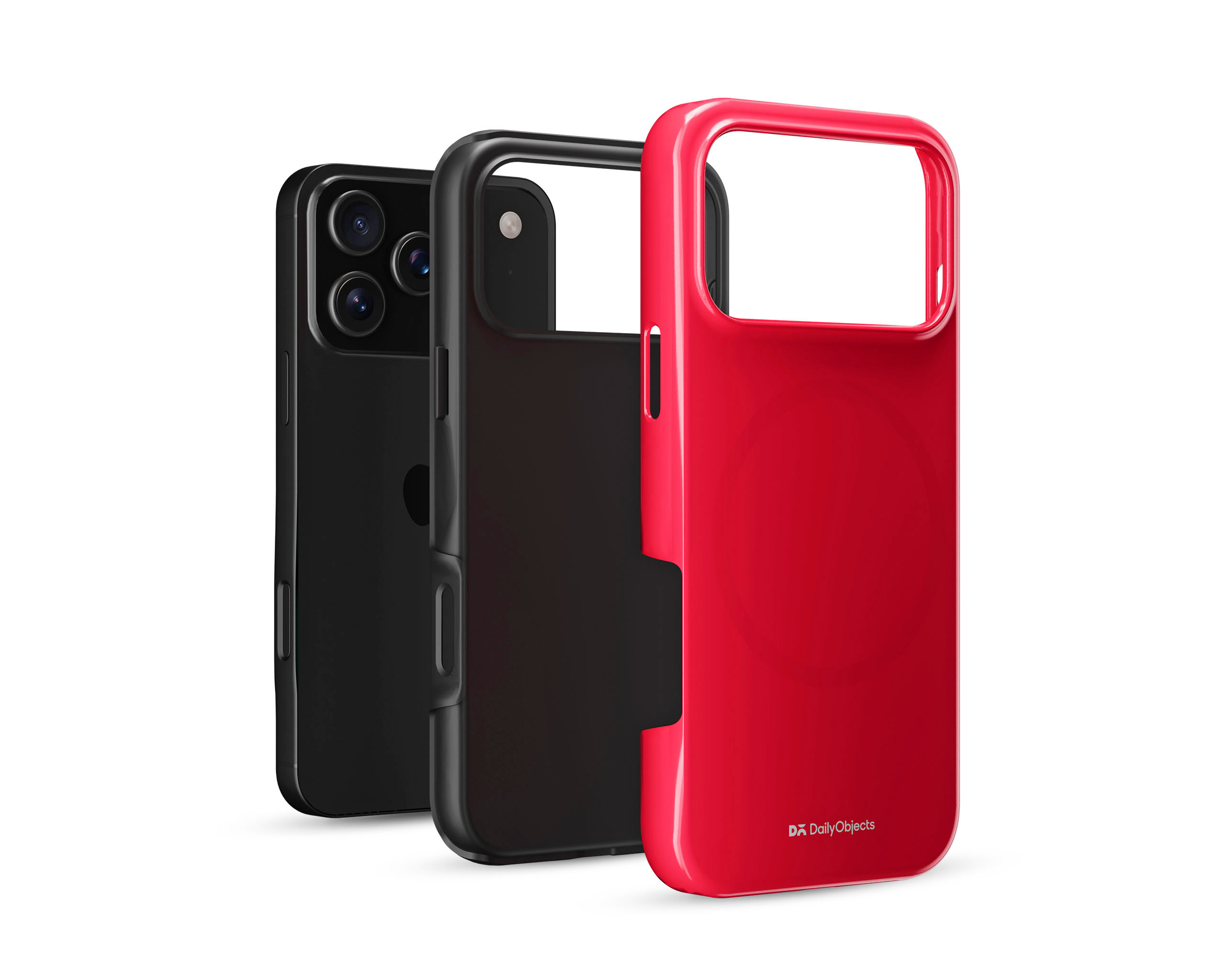 Red Enamel Bumper MagSafe iPhone 17 Pro Max Case | Enamel Red