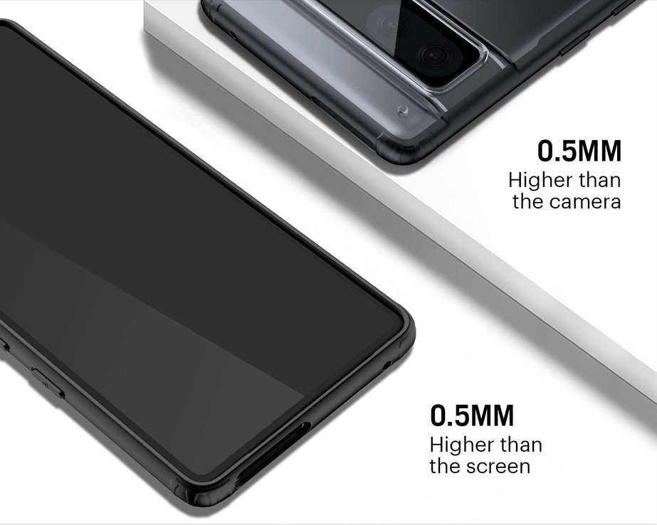 BEZELS RAISED FOR SAFETY
