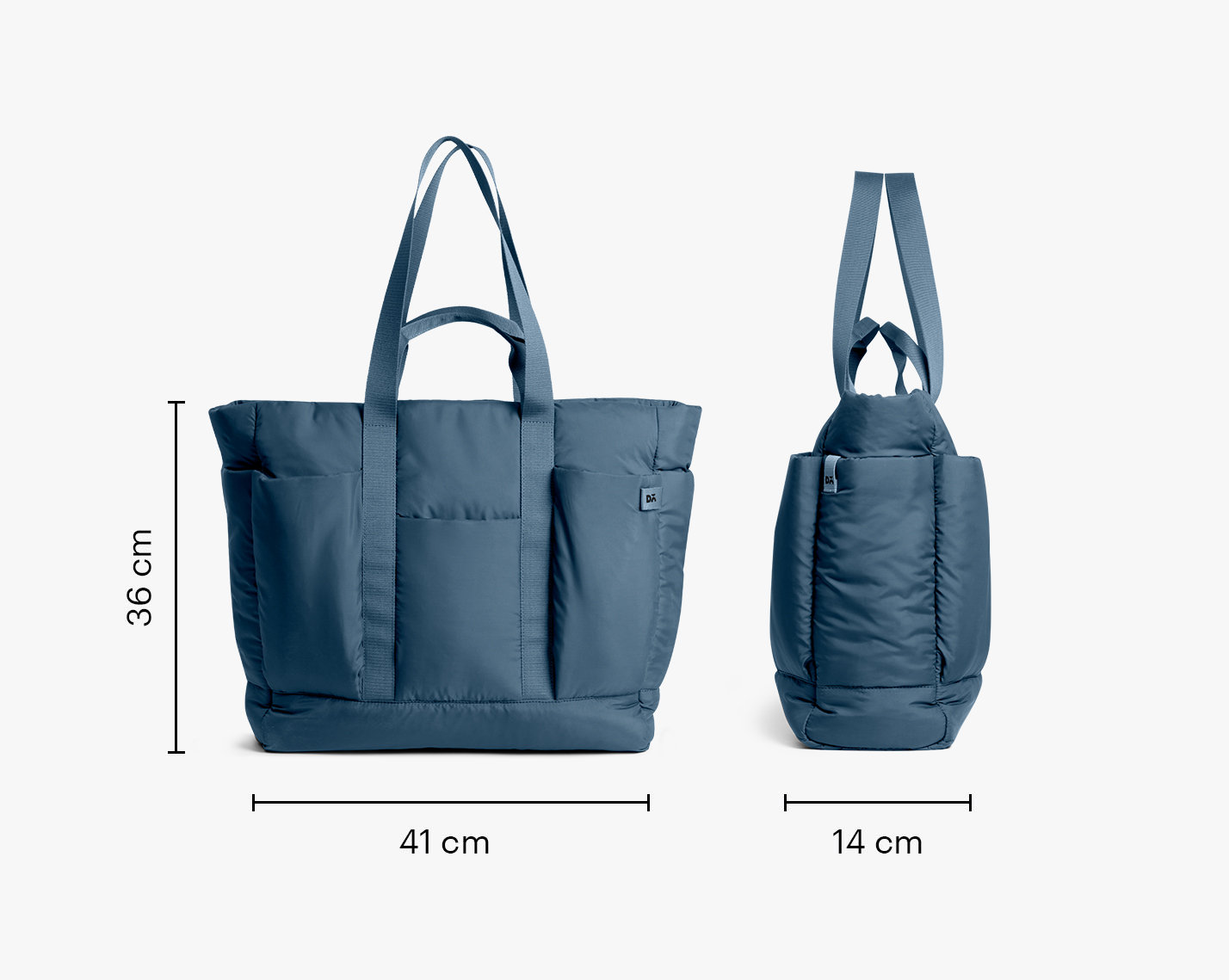 Slate Gray Idyll Tote Buy At DailyObjects