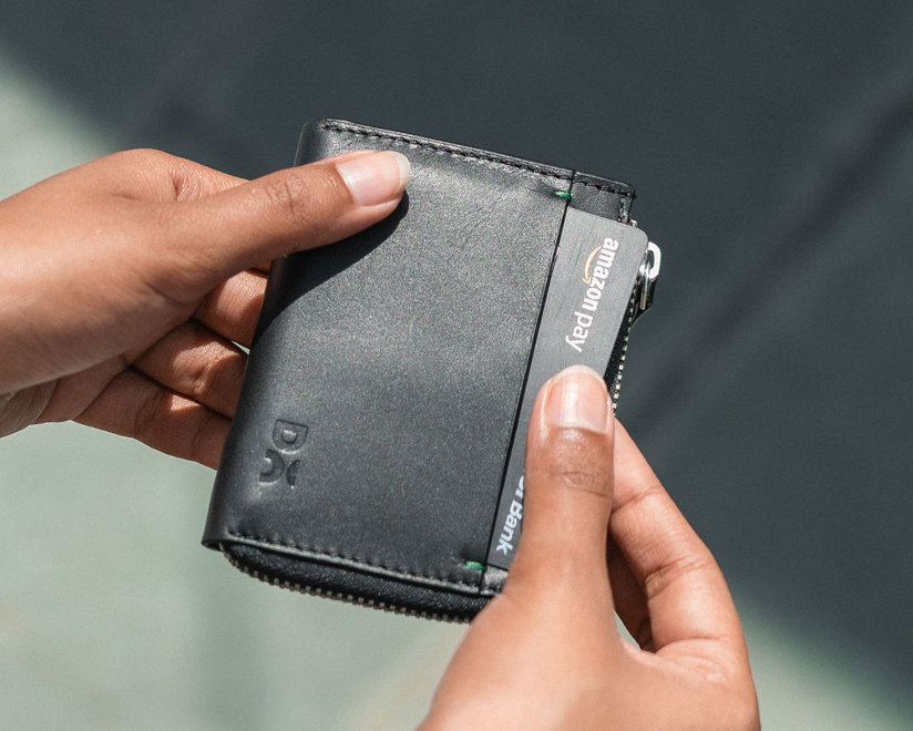 Black Even L-Zip Wallet Buy At DailyObjects