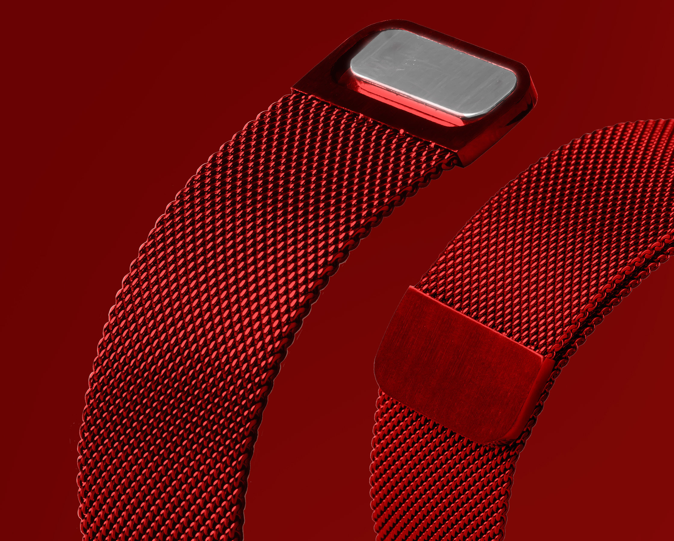 ANTI-FADING COATING ON FULLY MAGNETIC WATCHBANDS