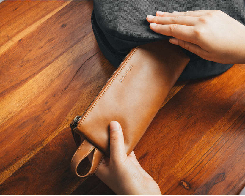 日本未入荷☆[Vegan Leather] Pound Bag/全2色/untidy レザーカントリー LEATHER COUNTRY イタリアBAG☆ （オレンジ