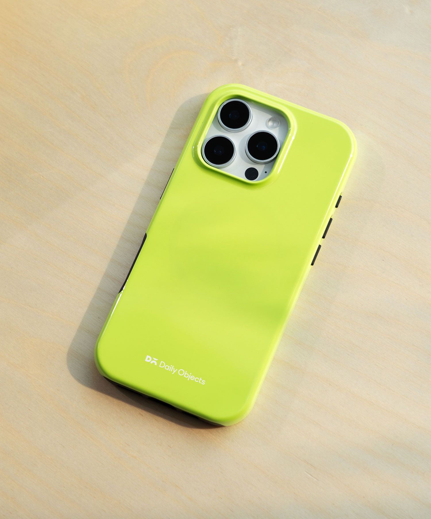 Lime Enamel Bumper MagSafe iPhone 16 Case | Enamel Lime