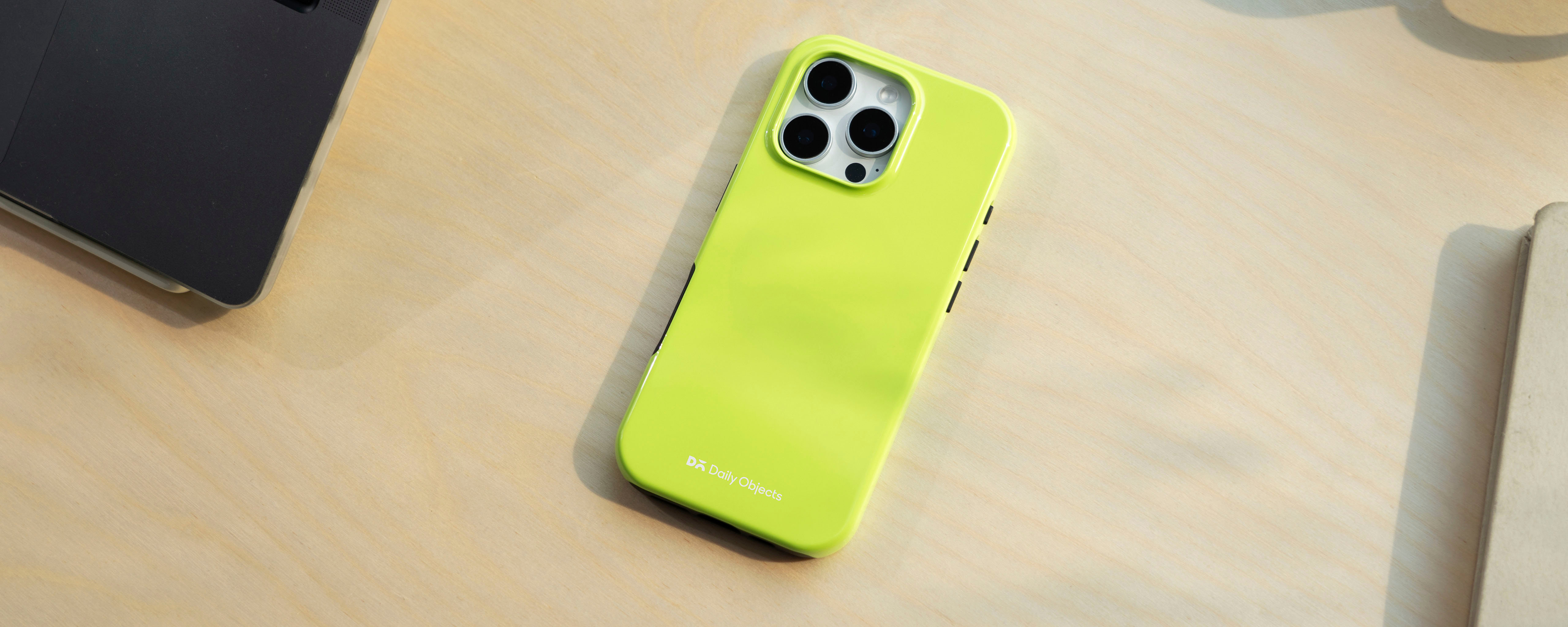Lime Enamel Bumper MagSafe iPhone 16 Pro Max Case | Enamel
