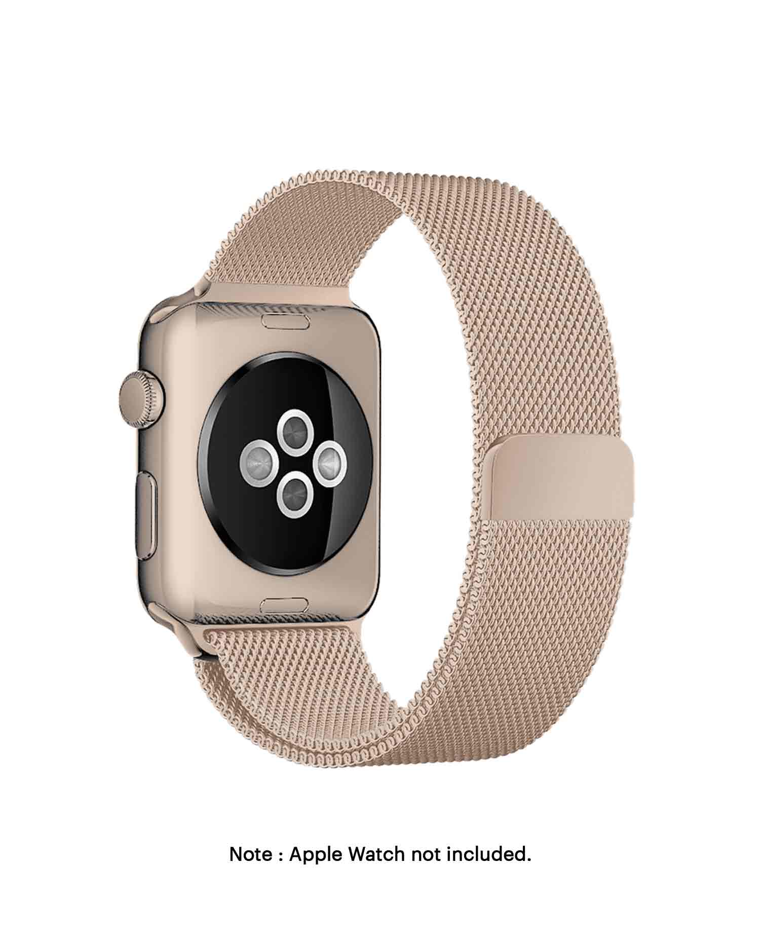 Rose gold milanese online loop apple watch band