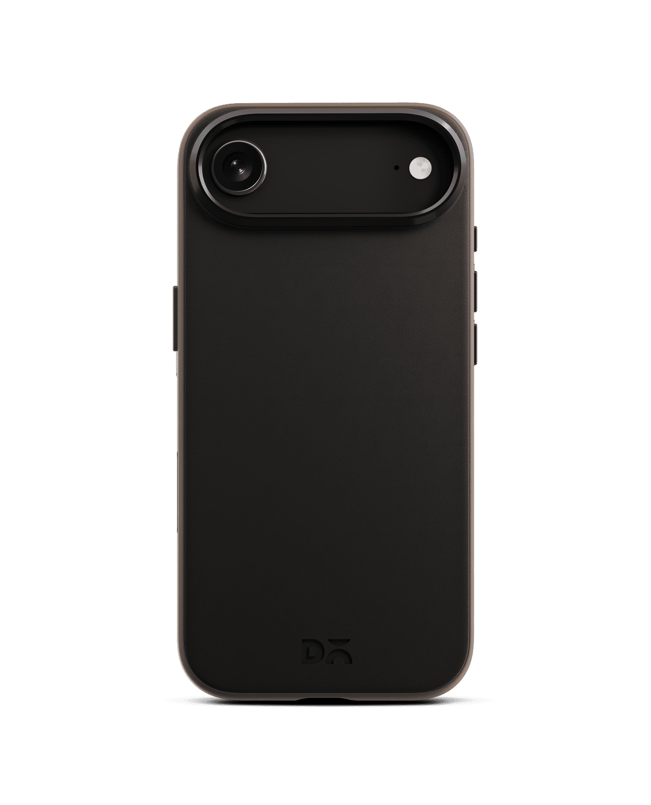 Black-Beige Leatherite MagSafe Phone Case Cover for iPhone Air