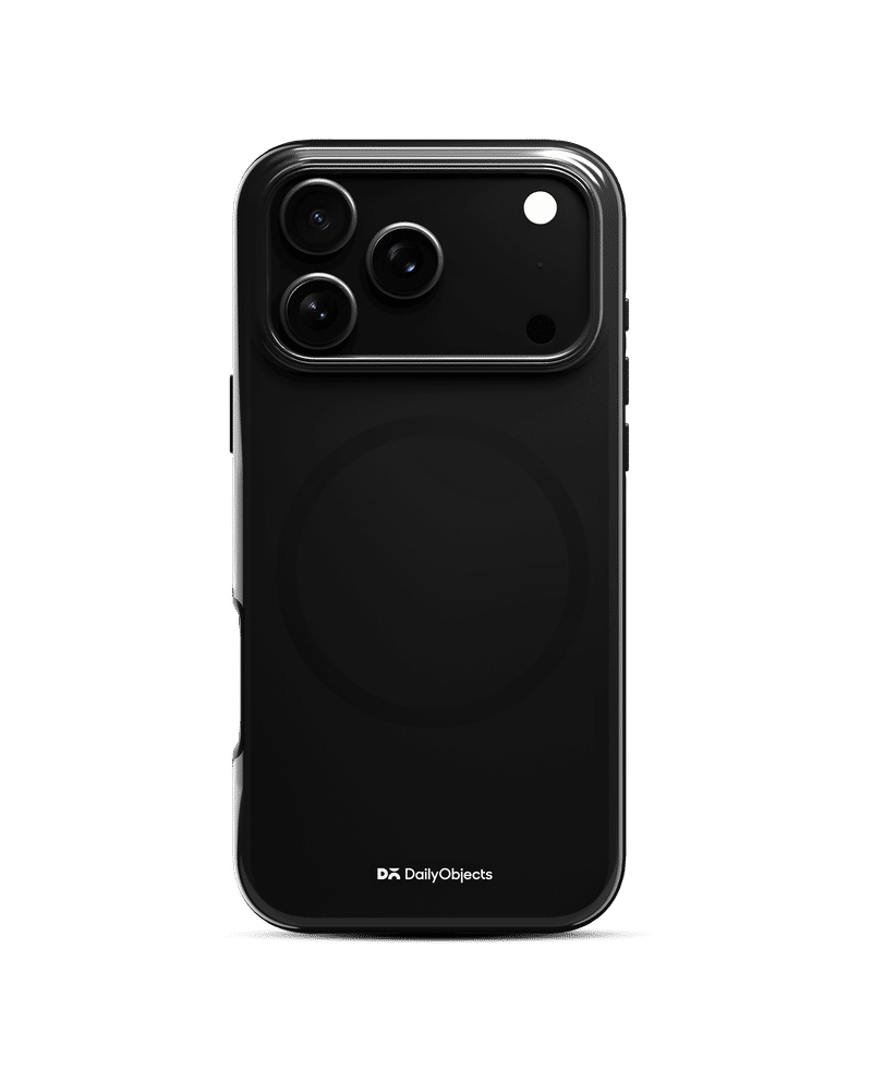 Black Enamel Bumper MagSafe iPhone 17 Pro Max Case