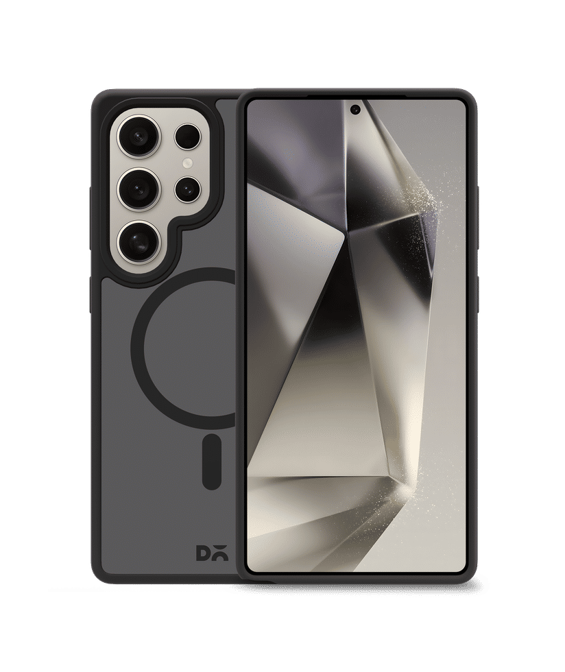 Black Nimbus Magnetic Phone Case Cover For Samsung Galaxy S25