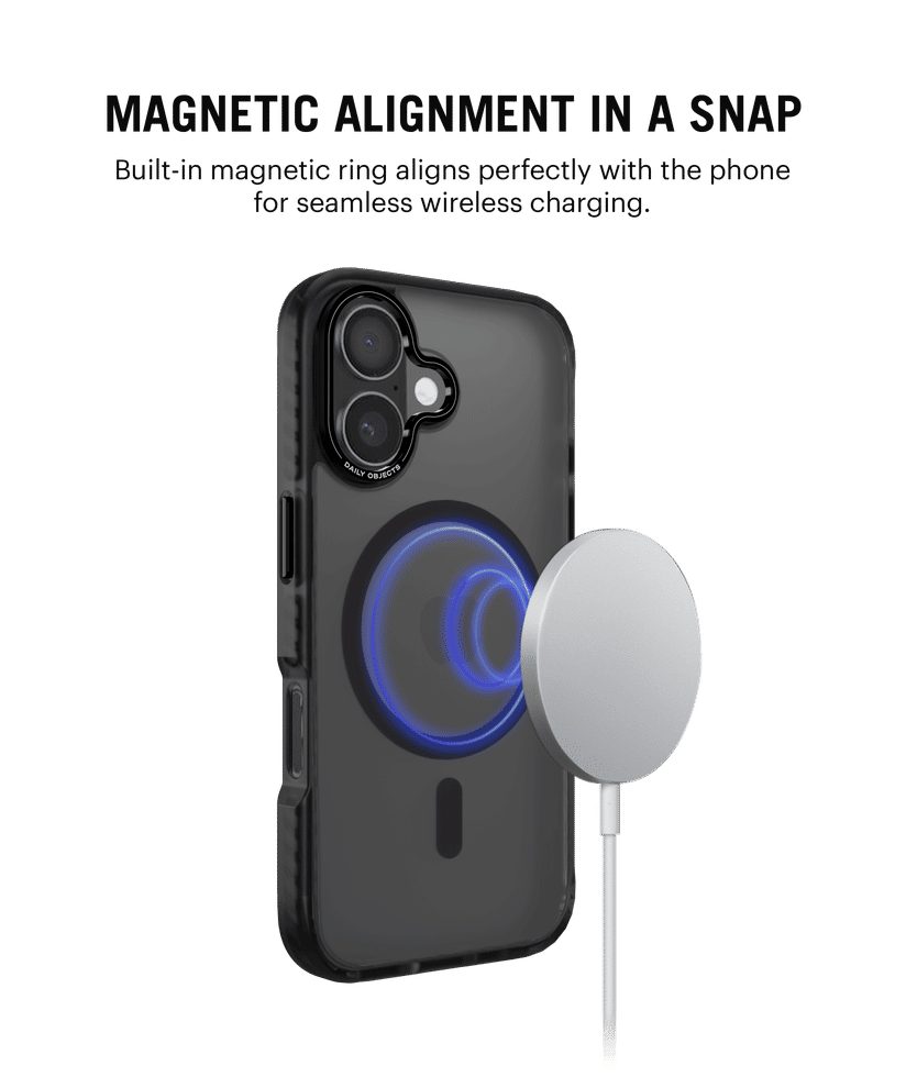 Black Nimbus MagSafe Phone Case Cover For iPhone 16