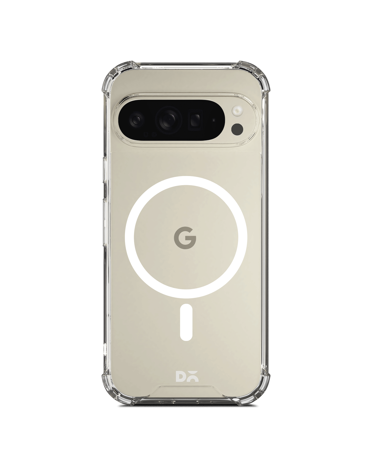 Clear Magnetic Phone Case Cover for Google Pixel 9 Pro