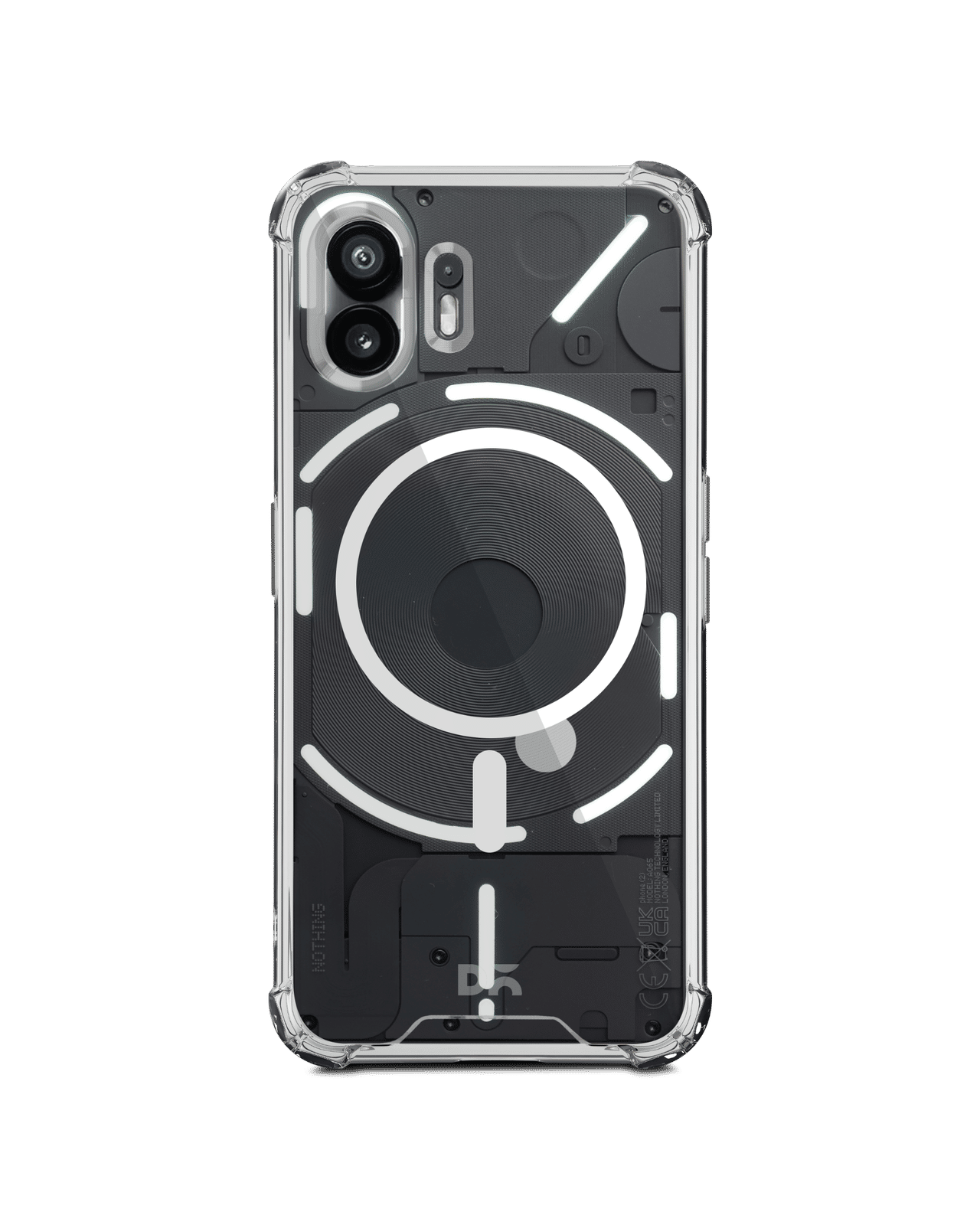 Clear Magnetic Phone Case Cover for Nothing Phone (2)