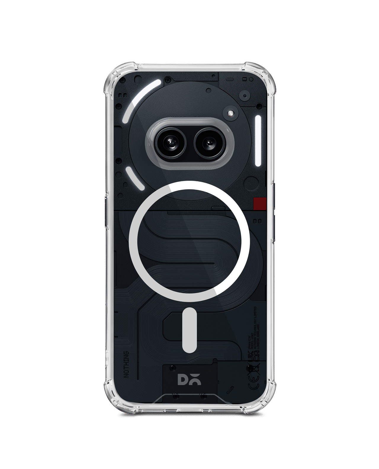 Clear Magnetic Phone Case Cover for Nothing Phone (2a)