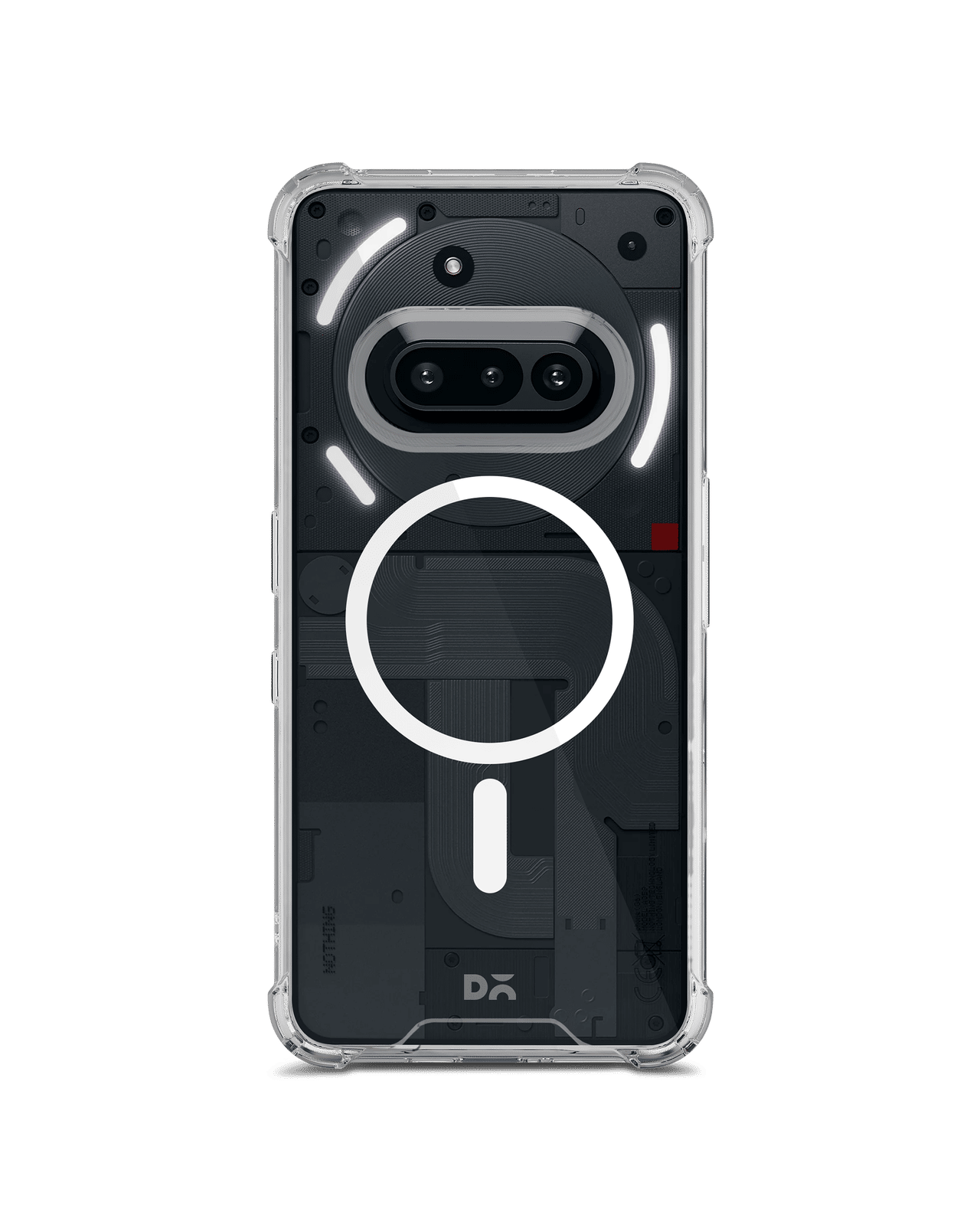 Clear Magnetic Phone Case Cover for Nothing Phone (3a)