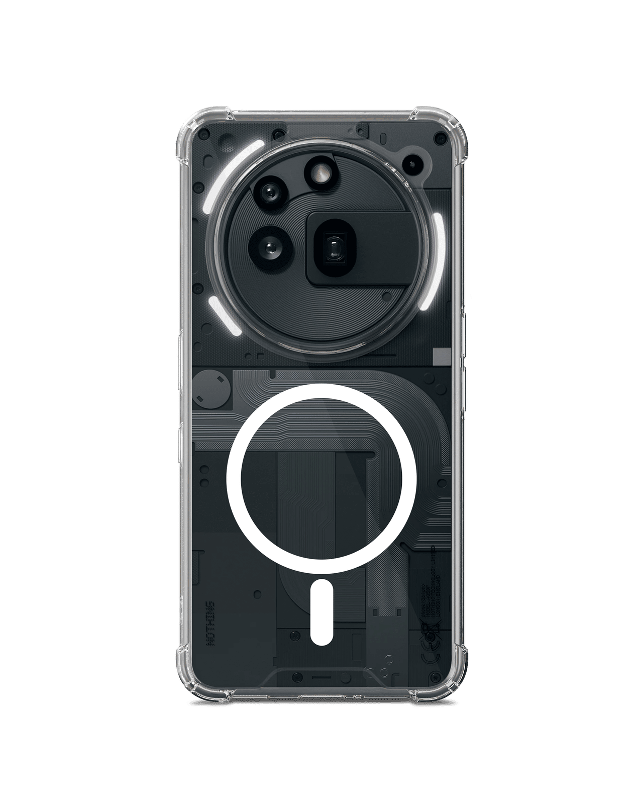 Clear Magnetic Phone Case Cover for Nothing Phone (3a) Pro