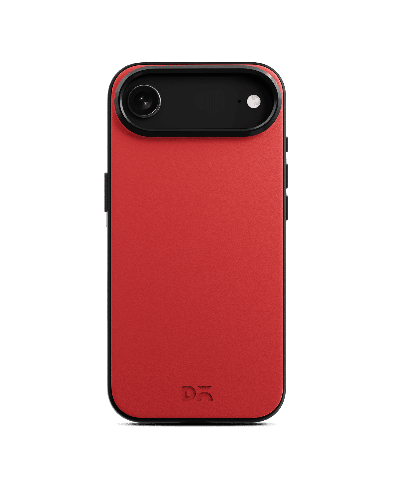 Crimson-Grey Leatherite MagSafe Phone Case Cover for iPhone Air