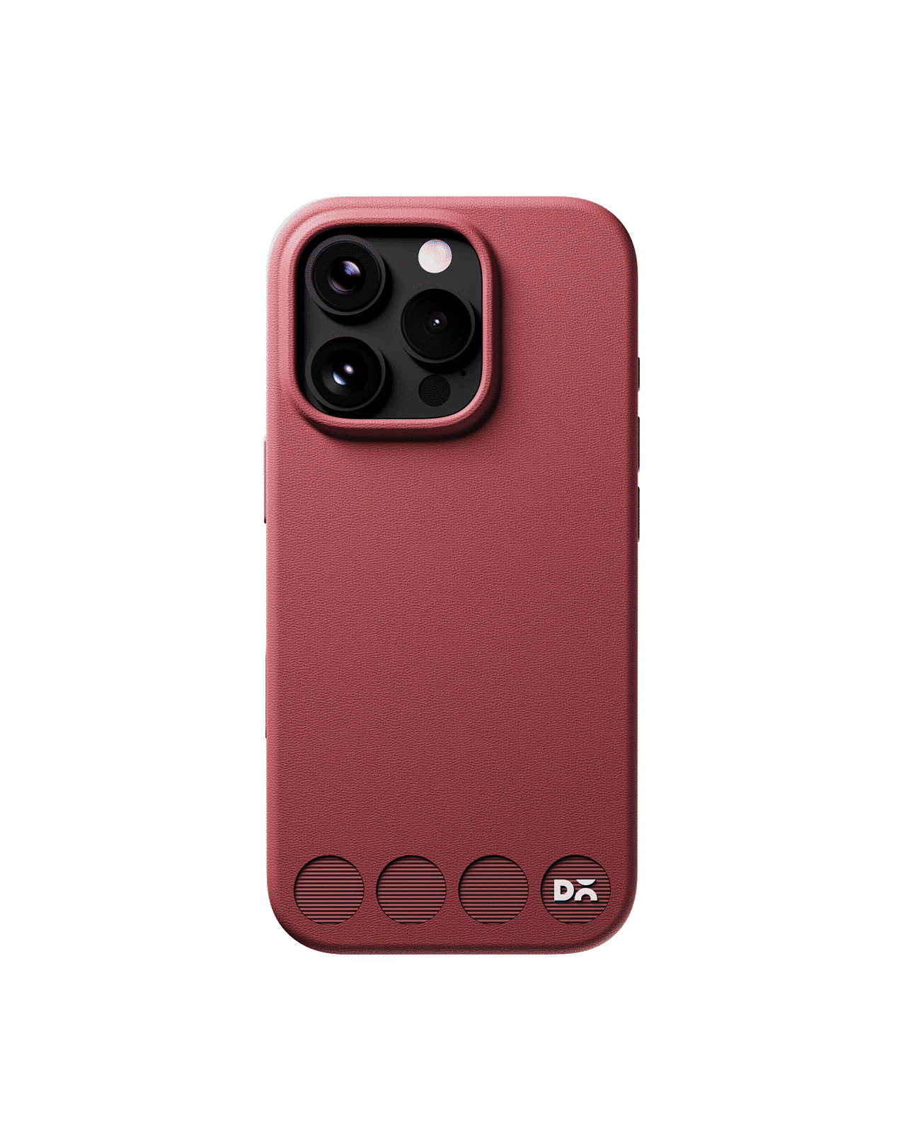 Dahlia Red Stack Leatherette Phone Case for iPhone 16 Pro