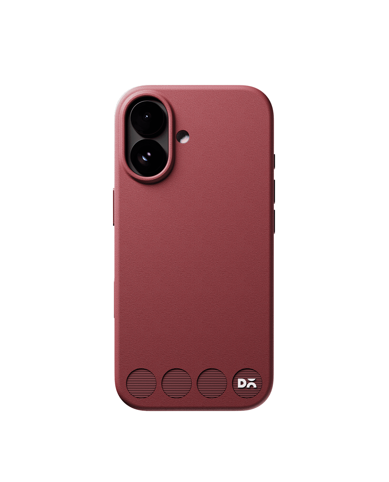 Dahlia Red Stack Leatherette Phone Case for iPhone 17