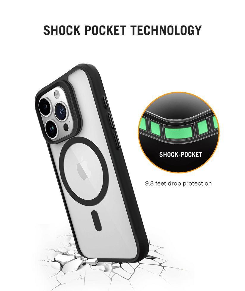 DailyObjects Hybrid Clear MagSafe Phone Case Cover For iPhone 15