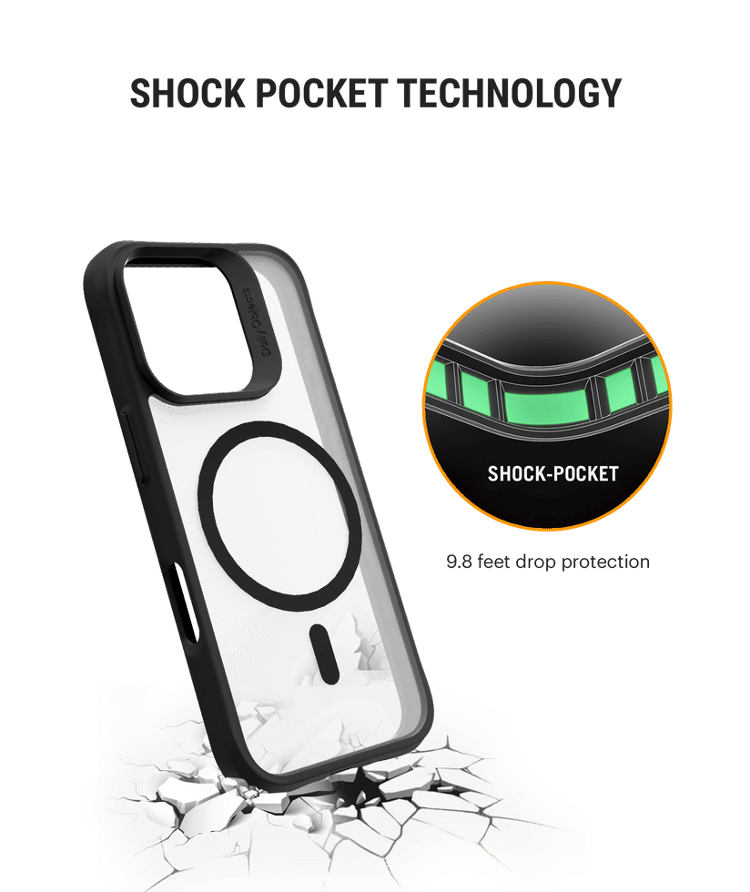 DailyObjects Hybrid Clear MagSafe Phone Case Cover For iPhone 16