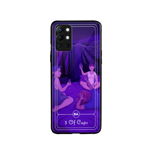 

DailyObjects 3 Of Cups Glass Case Cover For OnePlus 9R