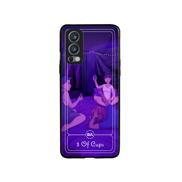 

DailyObjects 3 Of Cups Glass Case Cover For OnePlus Nord 2