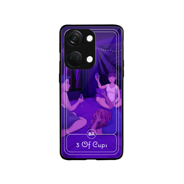 

DailyObjects 3 Of Cups Glass Case Cover For OnePlus Nord 3