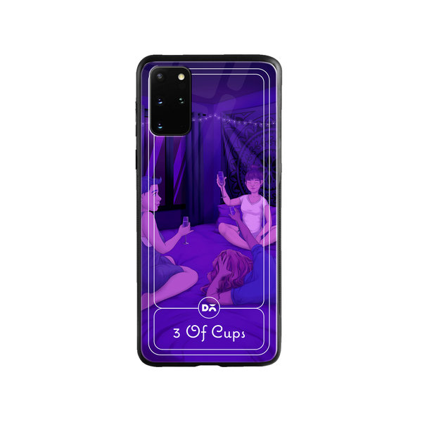 DailyObjects 3 Of Cups Glass Case Cover For Samsung Galaxy S20 Plus