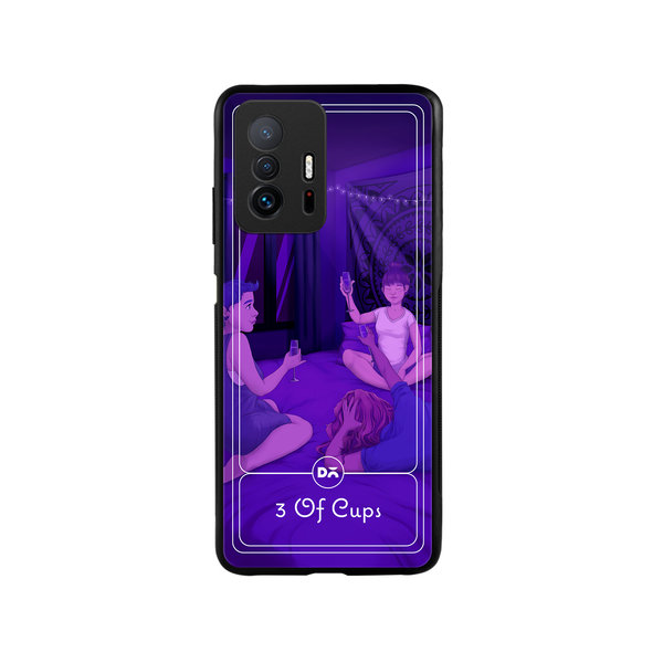DailyObjects 3 Of Cups Glass Case Cover For Xiaomi 11T
