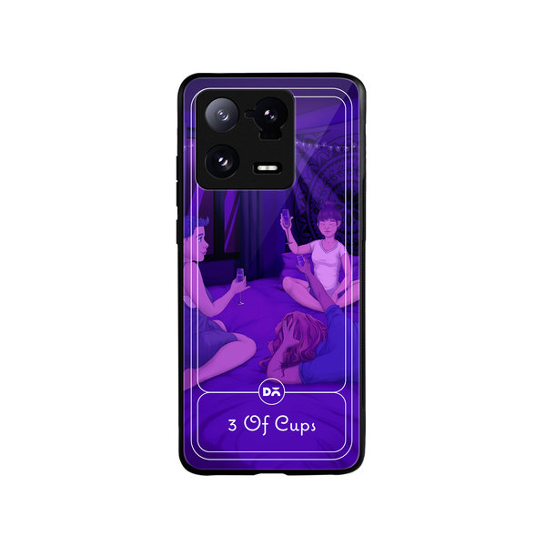 

DailyObjects 3 Of Cups Glass Case Cover For Xiaomi 13 Pro