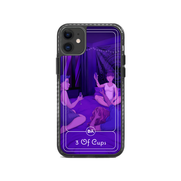 

DailyObjects 3 Of Cups Stride 2.0 Case Cover For iPhone 11