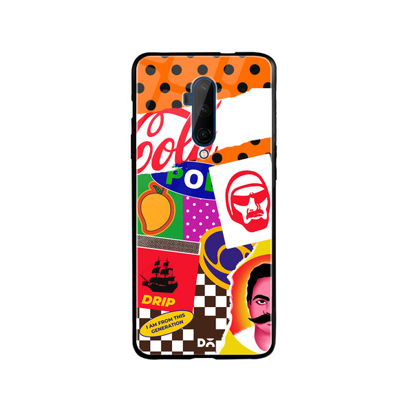 

DailyObjects 90's Rule Glass Case Cover For OnePlus 7T Pro